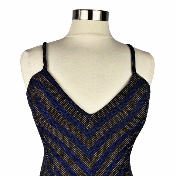 COSMOPOLITAN DRESS THE POPULATION Trista Strappy Dress L - Picture 3 of 12